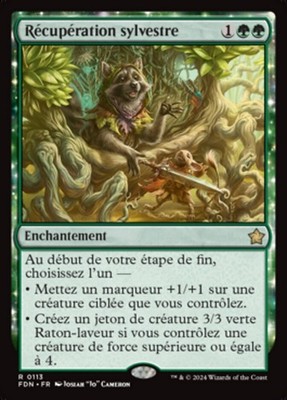 Récupération sylvestre  Sylvan Scavenging  MTG Magic VF