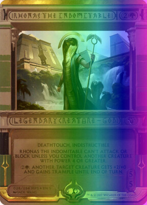 MTG Rhonas the Indomitable (28/54) Amonkhet Invocations LP FOIL