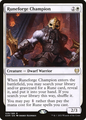 MTG Runeforge Champion  - Kaldheim #026