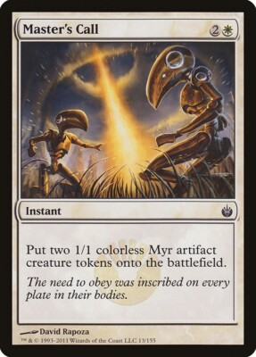 Mirrodin Besieged Master's Call MTG Magic the Gathering NM