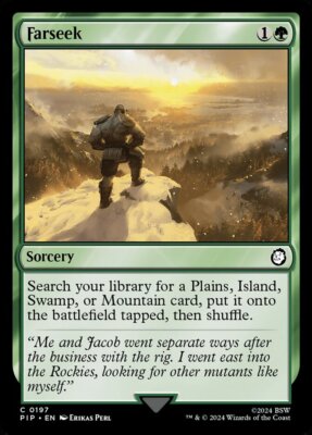 MTG Fallout C Farseek #0197
