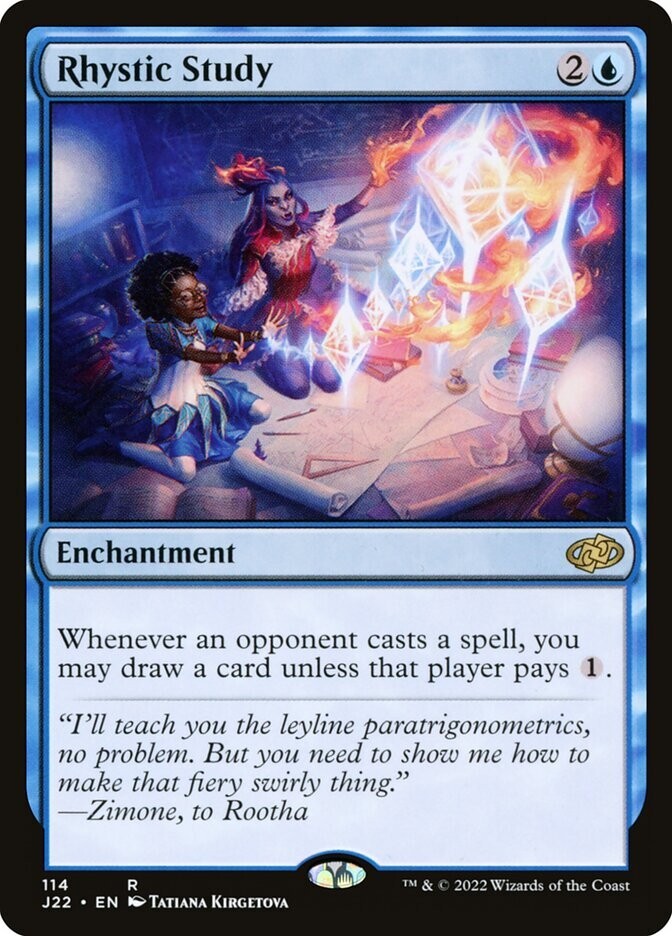 未使用カード MAGIC the gathering RHYSTIC STUDY $_57.JPG?set_id=880000500F