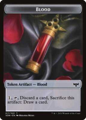 Blood Token (017) Innistrad: Crimson Vow VOW MTG Magic