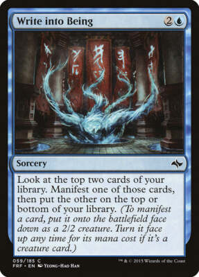 Write into Being [Fate Reforged] Magic MTG