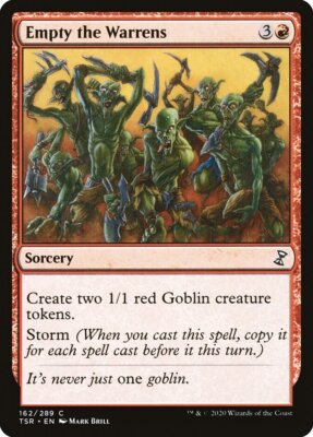 Empty the Warrens Foil (162) Time Spiral Remastered TSR MTG Magic