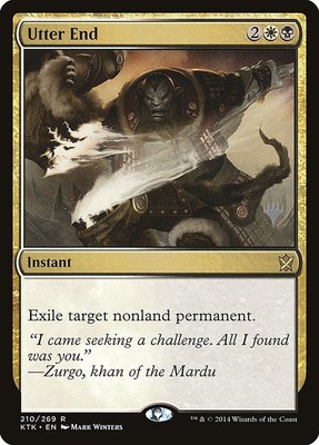 1 x Utter End - Foil - Promo Pack - Khans of Tarkir - NM-Mint - MTG