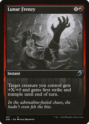 Lunar Frenzy Innistrad: Double Feature Magic MTG Instant CARD 1x (147)