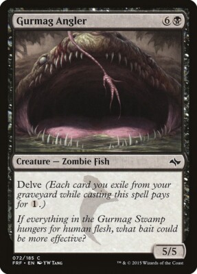 MTG Gurmag Angler NM Fate Reforged FRF Magic Gathering card EDH delve