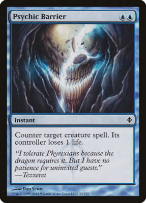 Psychic Barrier [New Phyrexia] Magic MTG