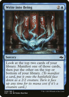 4 Write into Being 4x x4 - NM - Fate Reforged - SPARROW MAGIC mtg