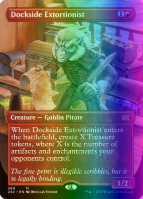 MTG Dockside Extortionist (360/686) Double Masters 2022 LP FOIL