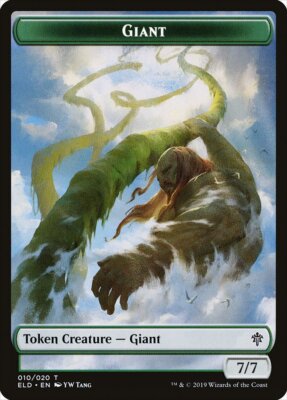 Giant Token (010) Throne of Eldraine ELD MTG Magic