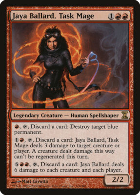Jaya Ballard, Task Mage   MTG  166 NM Time Spiral