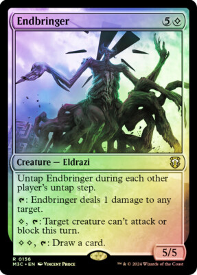 MTG FOIL Endbringer Ripple Foil  - Modern Horizons 3 Commander #156
