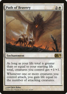 Path of Bravery [Magic 2014] Magic MTG