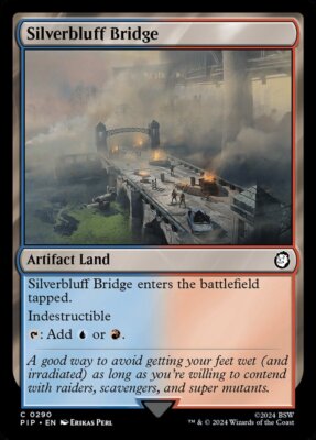 MTG Fallout C Silverbluff Bridge #0290