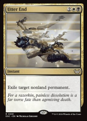 MTG Utter End Duskmourn Commander Magic the Gathering