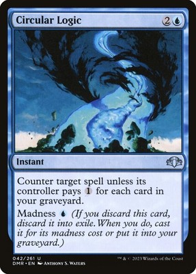 FOIL Circular Logic Dominaria Remastered Magic MTG Instant CARD 1x (042/261)