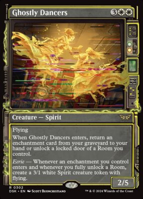 MTG Magic the Gathering Ghostly Dancers (302/469) Duskmourn House of Horror LP