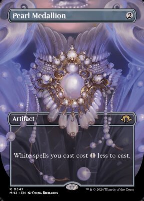 MTG Magic the Gathering Pearl Medallion (347/703) Modern Horizons 3 LP