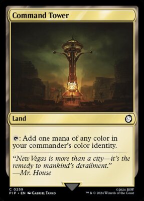 MTG Fallout C Command Tower #0259