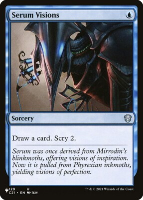 SERUM VISIONS 1x Rare Magic The List MTG NM