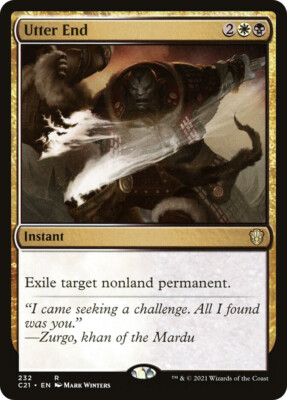 MTG Utter End  - Commander 2021