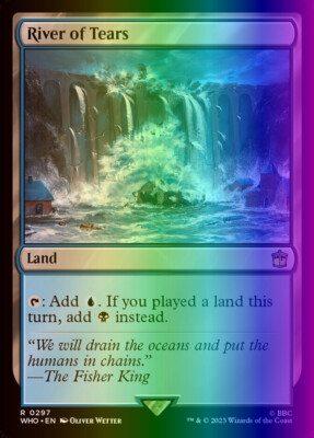 MTG Magic the Gathering River of Tears (297/1208) Doctor Who LP FOIL