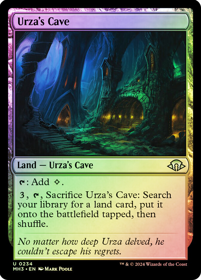 さびれた寺院　foil mtg さびれた寺院 (Deserted Temple) · Modern Horizons 3 (MH3
