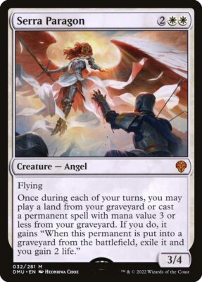 MTG Magic the Gathering Serra Paragon (32/552) Dominaria United LP