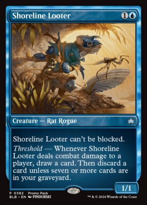 MTG Magic the Gathering Shoreline Looter (382/427) Bloomburrow LP
