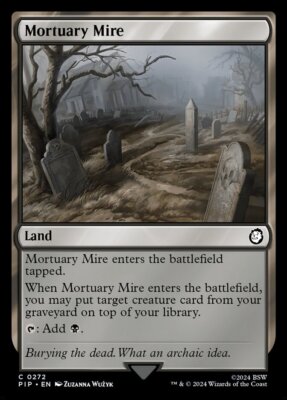 MTG Fallout C Mortuary Mire #0272