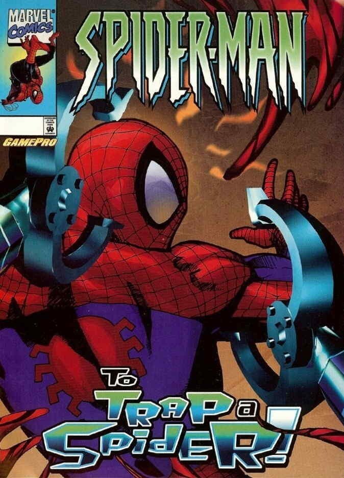 SPIDER-MAN: TO TRAP A SPIDER RARE GAMEPRO GIVEAWAY UNATTACHED VERSION RARE!