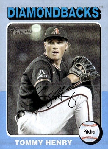 2024 Topps Heritage Mini - Tommy Henry #90