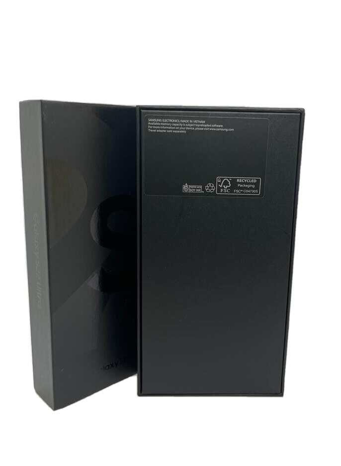Samsung Galaxy S22 5G S22 Ultra Box Retail Packaging with OEM USB-C Cable