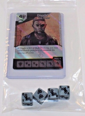 DC Dice Masters Green Arrow Flash * DIGGLE * Set RARE FOIL CUR + 4 DICE 