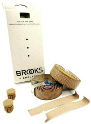 Brooks Cambium Bicycle Handlebar Tape Rubber - Natural Brown
