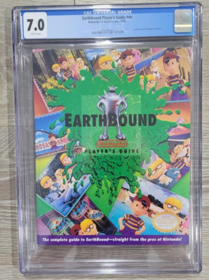Earthbound SNES Nintendo Player's Guide w/ Scratch and Sniff CGC 7.0 WHITE Pages