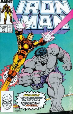 Iron Man #247 FN 1989 Stock Image