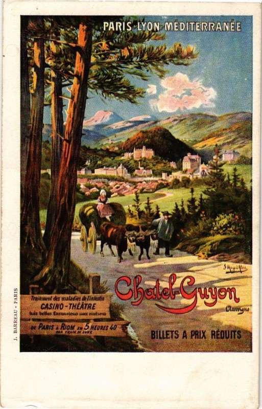 Cpa Paris-Lyon MediterranÃ©E - Chatel-Guyon - Bilets A Frix Reduits (244351)