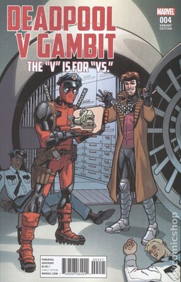 Deadpool vs. Gambit #4B Jarrell Variant FN 2016 Stock Image