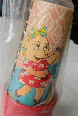 Vintage Toy Kaleidoscope 3 Little Pigs Made in Japan Sealed in Package 1950's