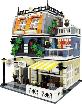 ENJBRICK Garden Hotel Assembly Square Building kit,Modular House Building... 
