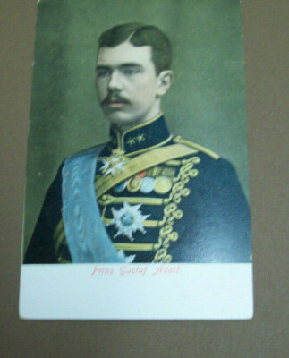 PRINZ GUSTAF ADOLF & SVERIGES VAL 2 POSTCARDS
