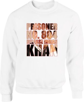 Release Imran Khan Prisoner No 804 Jumper Free Imran Khan Protest PTI Worker Top