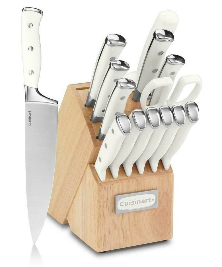 Cuisinart Classic 15-Piece Forged Triple Rivet Cutlery Knife Block Set