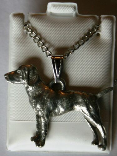 Vizsla Dog Harris Fine Pewter Pendant w Chain Necklace USA Made