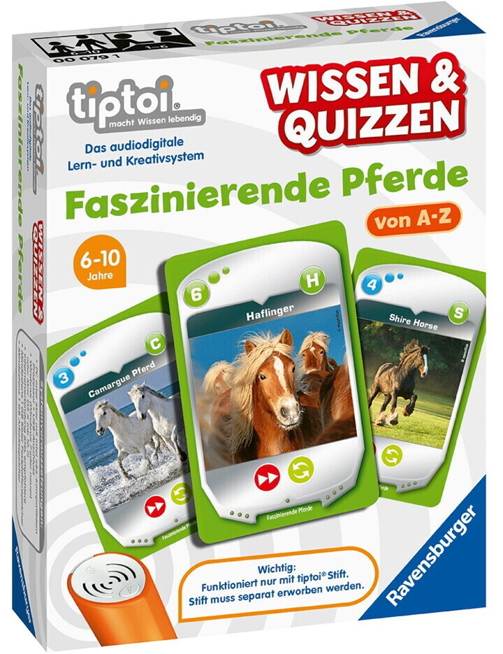 Ravensburger tiptoi - Wissen & Quizzen: Faszinierende Pferde