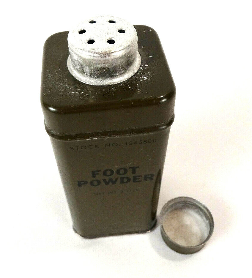 US Army WWII Foot Powder 3oz Tin