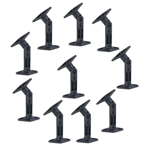 10 PACK UNIVERSAL CEILING WALL SATELLITE SPEAKER MOUNT BRACKET HOME THEATER BOSE